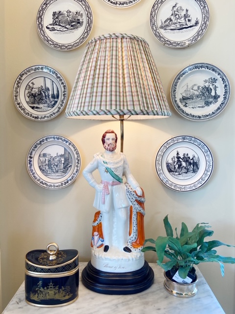 Linda James Antiques Country French Charles Faudree Estate Lamp Lighting